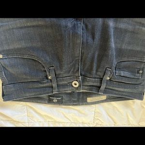 AG Farrah High Rise Skinny Size 27: Grey
